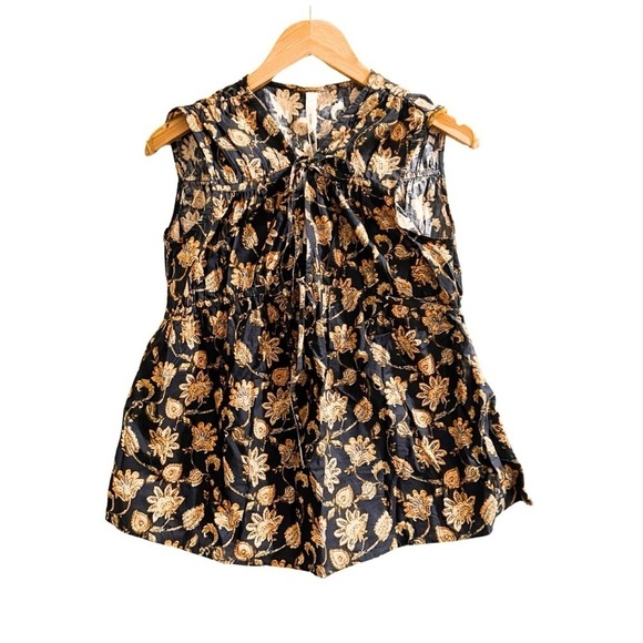 Mango Printed Cotton Blouse. Size Small. NWT - Picture 5 of 7